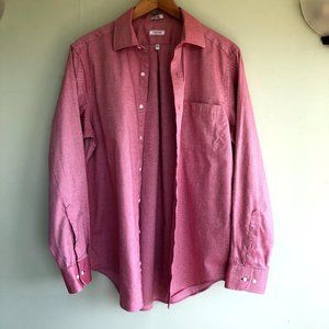 EUC Men's Pink/Salmon Dress Shirt 16.5  34/35